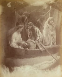 La mort du roi Arthur, illustration tirée de «Idylls of the King» d